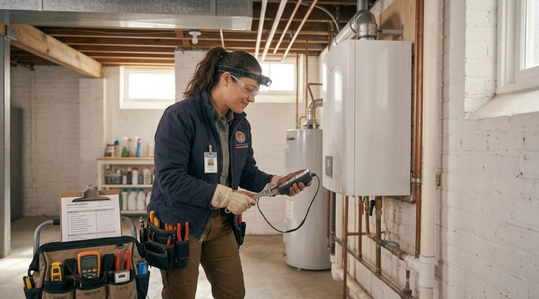 boiler replacement Queens Village Queens technician sizing heating unit